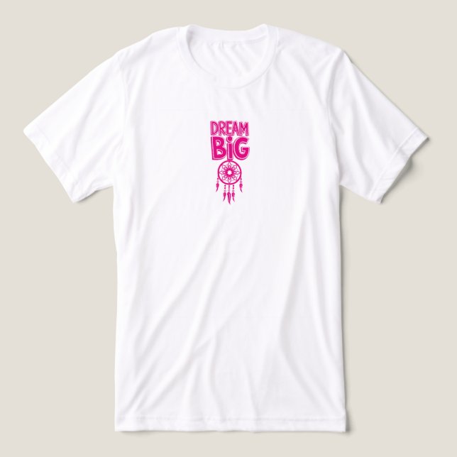 Camiseta Sonhe Grande (Design frontal)