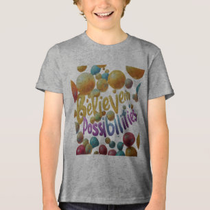 Camiseta Sonhe Grande, Acredite Negrito