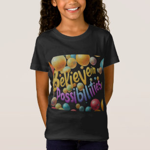 Camiseta Sonhe Grande, Acredite Negrito