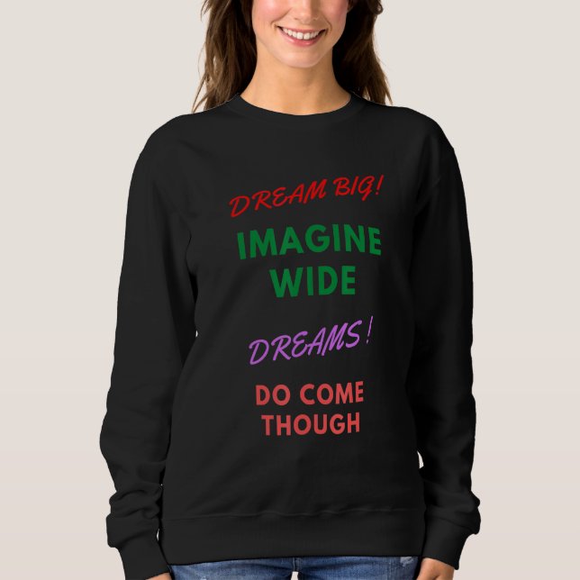 Camiseta Sonhe Grande Imagine Sonho Grande Vindo Por Motiva (Frente)