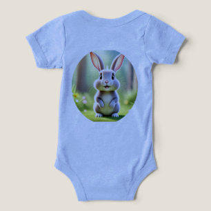 Camiseta Sonhe Grande, Pequena” Bodysuit para Bebê Menina