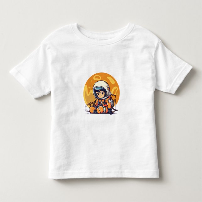 Camiseta Sonhe Grande, Pequeno Astronauta (Frente)