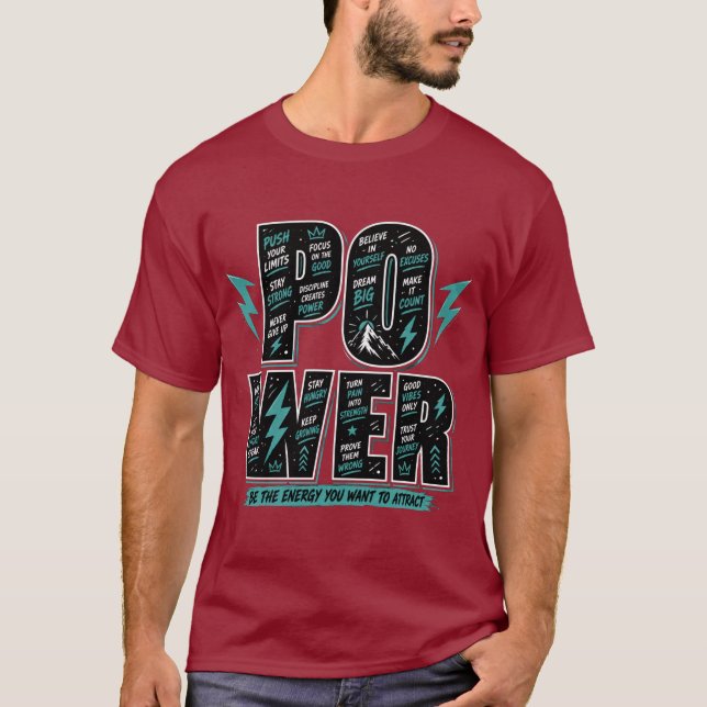 CAMISETA SONHE GRANDE / TRABALHE DURO (Frente)