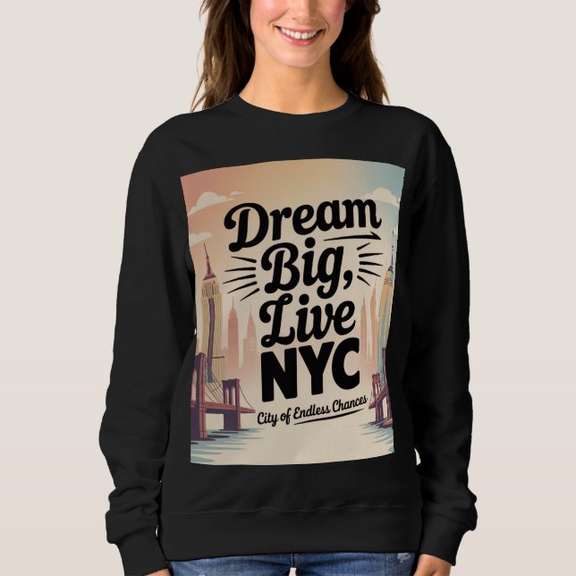 Camiseta Sonhe Grande, Viva NYC (Frente)
