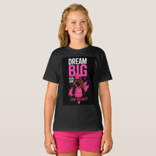Camiseta 💖 Sonhe Muito Trabalhe Duro Mantenha o Foco 💖