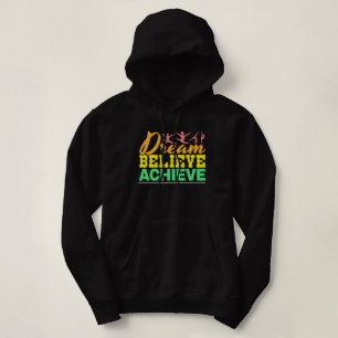 Camiseta Sonho Acredite Citação - Ginástica Feminina