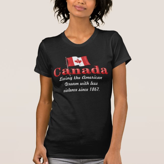 Camiseta Sonho canadense (Frente)