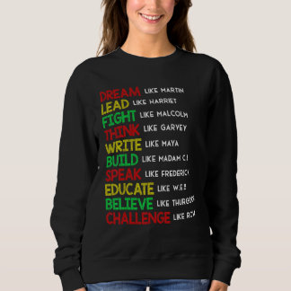 Camiseta Sonho Como Martin Lidera Como Harriet Black Histor