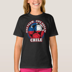 Camiseta Sonho de Equipe Um do Futebol do Chile