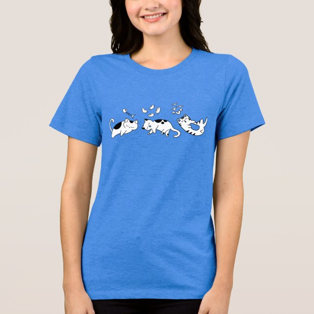 Camiseta Sonho de gatos (Frente)