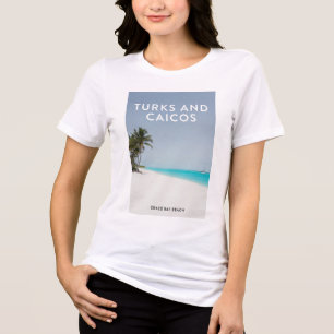 Camiseta Sonho de Grace Bay nas Ilhas Turcas e Caicos