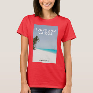 Camiseta Sonho de Grace Bay nas Ilhas Turcas e Caicos