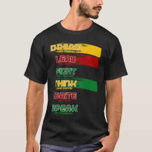 Camiseta Sonho De História Negra Como Martin Lidera Como Ha