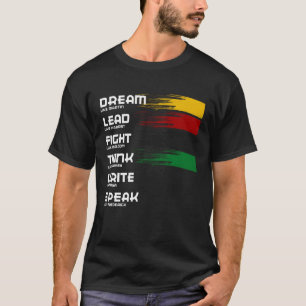 Camiseta Sonho De História Negra Como Martin Lidera Como Ha
