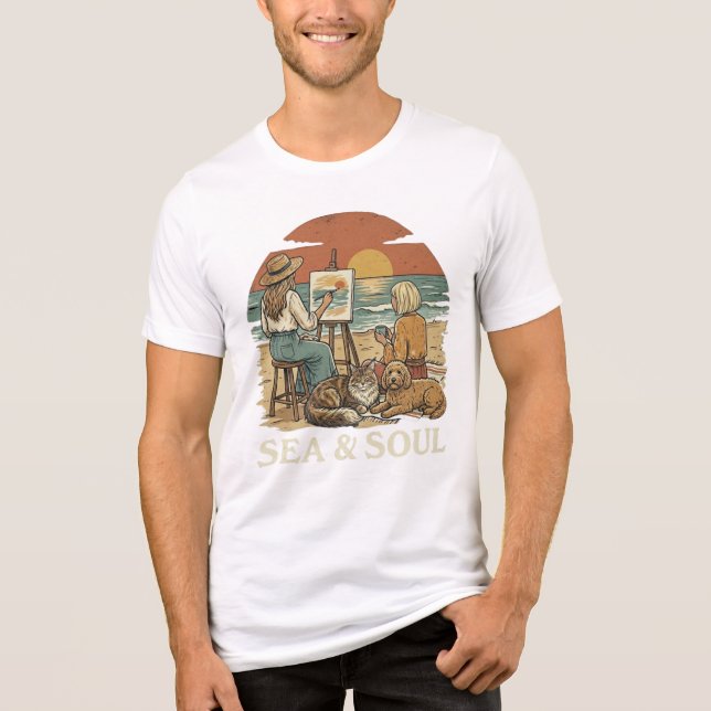 Camiseta Sonho de Mar e Alma (Frente)