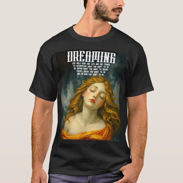 Camiseta Sonho de ouro - Mulher (Frente)