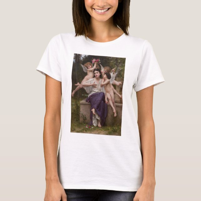Camiseta Sonho de Primavera, Rêve de Printemps de Bouguerea (Frente)