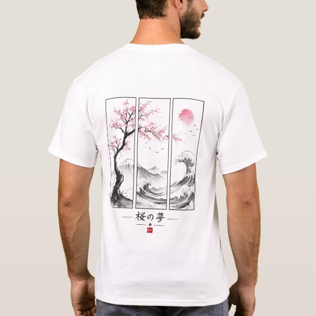 Camiseta Sonho de Sakura (Verso)