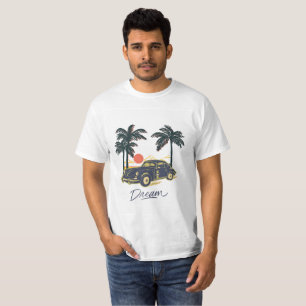 Camiseta Sonho de Vintage Sunset - Trpicat Clássico do Carr
