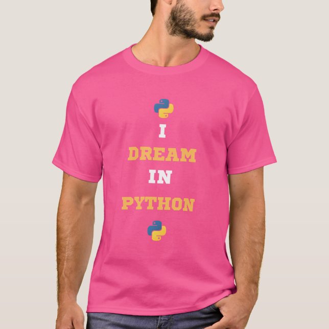 Camiseta Sonho em Python (Frente)