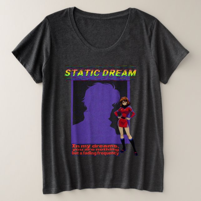 CAMISETA SONHO ESTÁTICO (Frente do Design)