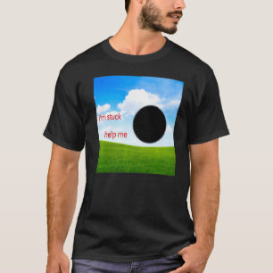 Camiseta Sonho Estético Sonho Negra Buraco Negra