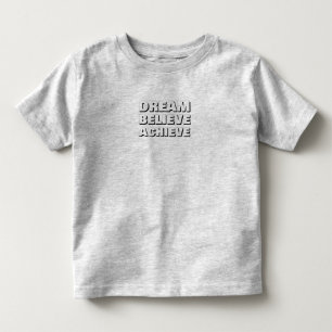 Camiseta Sonho Inspiracional Acredita Conseguir Motivação