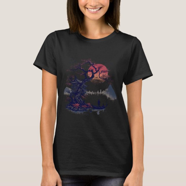 Camiseta Sonho Japonês - Arte Retro (Frente)