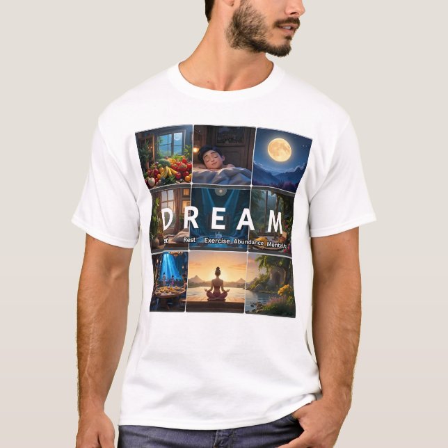 Camiseta Sonho pronto para o futuro (Frente)