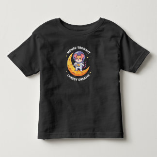 Camiseta Sonho Queijoso do Mouse-tronaut Arte de Rato Espac