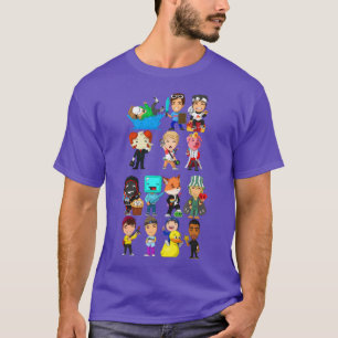 Camiseta sonho smp todos os membros 2