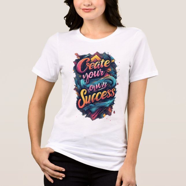 Camiseta "Sonho. Trabalho. Alcançar." (Frente)