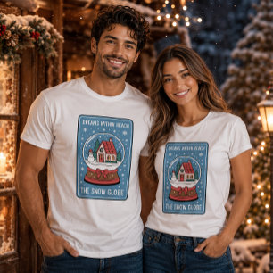 Camiseta Sonhos ao Alcance O Natal do Globo de Neve