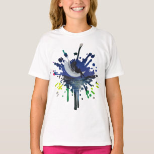 Camiseta Sonhos ao Luar - Arte Manual 