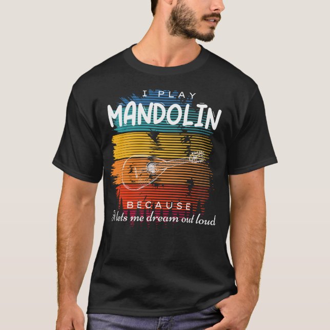 Camiseta Sonhos Atraentes: Devaneio Musical Mandolins (Frente)