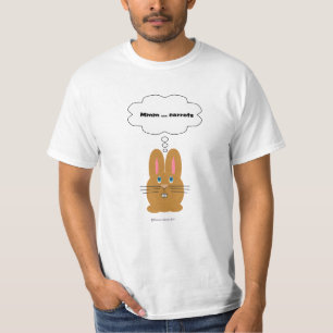 Camiseta Sonhos bonitos do coelho das cenouras