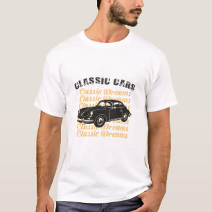 Camiseta Sonhos Clássicos - Arte de Carro Retrô