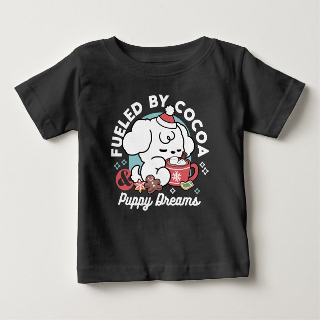 Camiseta Sonhos De Bolachas Cozy - Chocolate Quente e Natal (Frente)