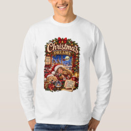 Camiseta Sonhos de Natal – Magia de Férias Aconchegantes Vi