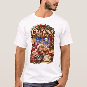 Camiseta Sonhos de Natal – Noite de Natal Mágica e Aconcheg