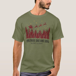 Camiseta Sonhos de Natal Voam em Silêncio