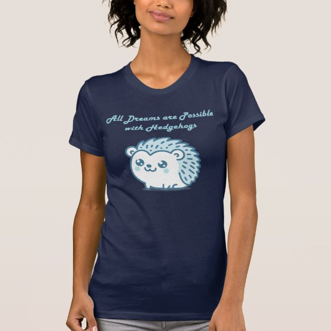 Camiseta Sonhos de ouriço-cacheiro (Frente)