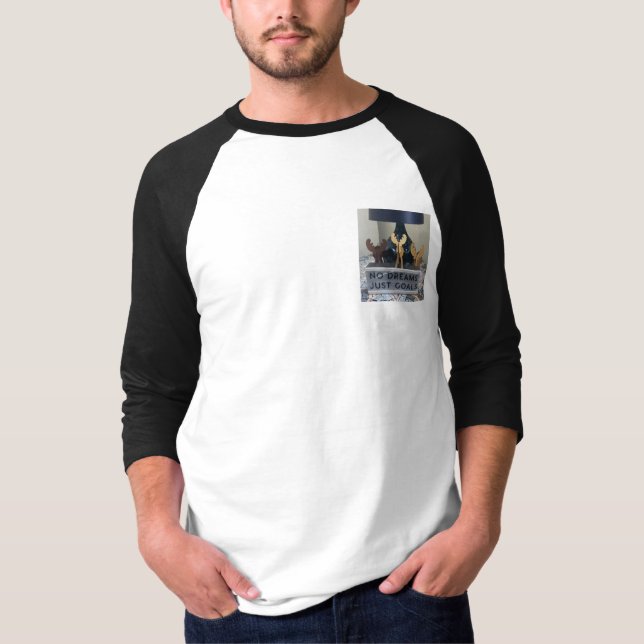 Camiseta Sonhos de Reindeer Inspirados: Um Feriado Motivaci (Frente)
