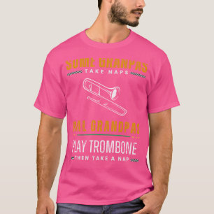 Camiseta Sonhos de Trombone: Avô Real Jazz em Sapo Nap