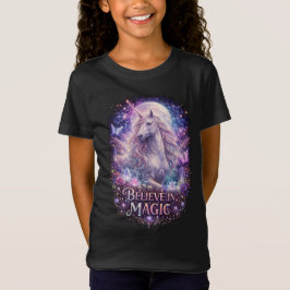 Camiseta Sonhos de Unicórnio ao Luar