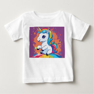 Camiseta Sonhos de Unicórnio e Feixes Mágicos