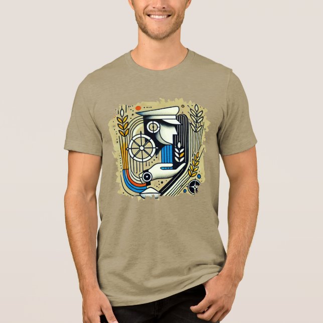 Camiseta Sonhos De Vórtice - Camisa-T De Design Abstrato Es (Frente)
