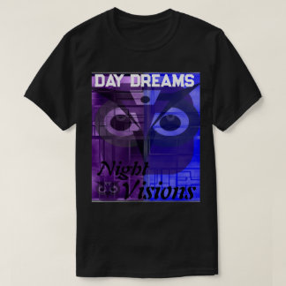 Camiseta Sonhos Diurnos Visões Noturnas V2 por J.H. Thornto