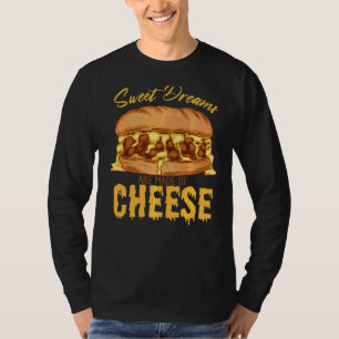 Camiseta Sonhos Doce São Feitos De Cheeseburger