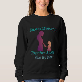 Camiseta Sonhos Doces Mãe e Filha Lado a Lado